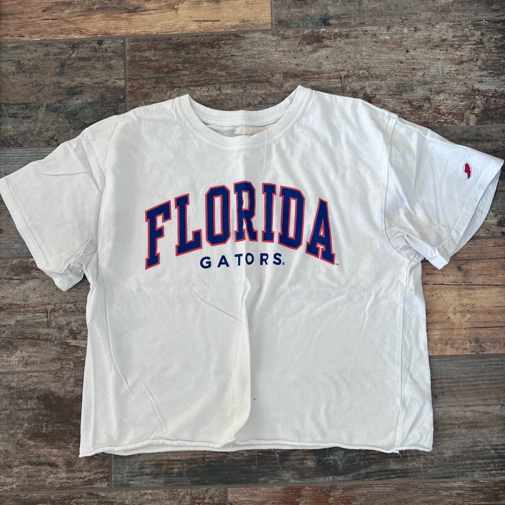 White Florida Gators Women's crop-top
